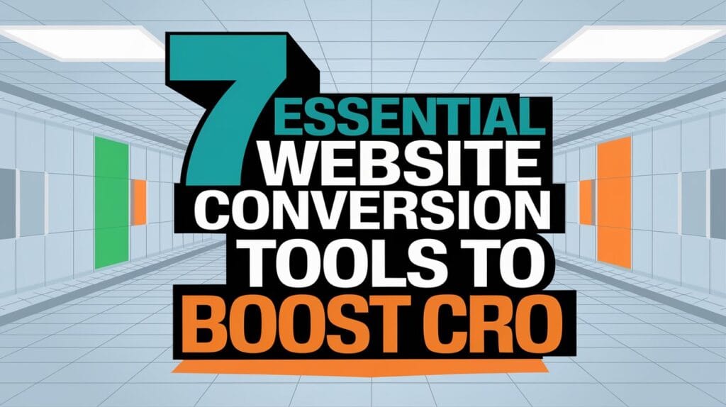 7 Essential Website Conversion Tools to Boost CRO