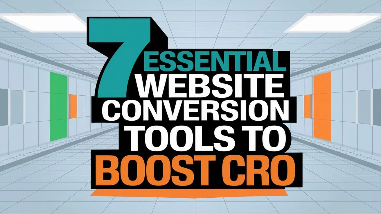 7 Essential Website Conversion Tools to Boost CRO