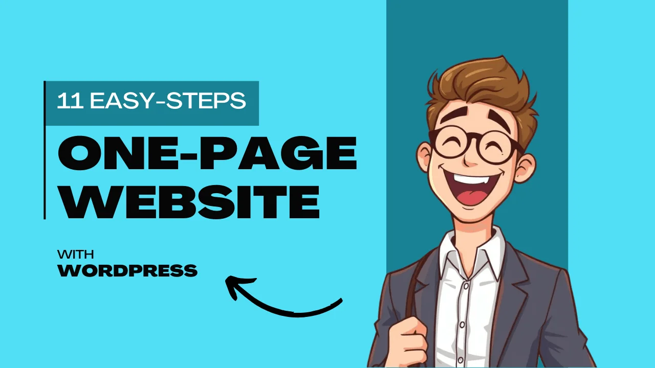 One-Page WordPress Site - 11 Easy steps
