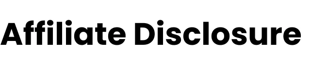 Affiliate Disclosure